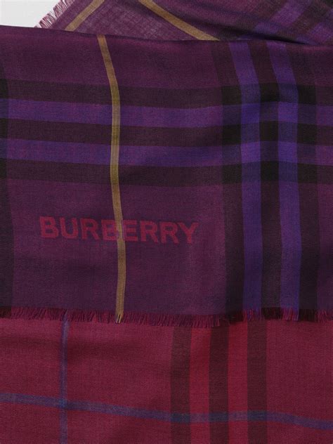 burberry plum scarf